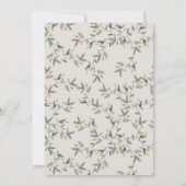 Baby Cute Baby Hippo Foliage Ballon Bedankkaart (Achterkant)