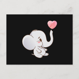 Baby Cute Elephan Briefkaart