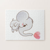 Baby Cute Elephant Legpuzzel (Horizontaal)