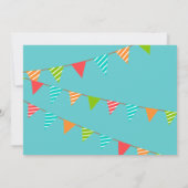 Baby Cute Milestone Month Colorful Kitten Kaart (Achterkant)