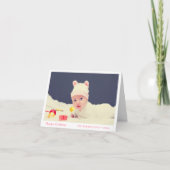Baby Cute Minimalist Holiday Card Feestdagen Kaart (Voorkant)