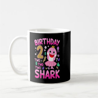 Baby Cute Shark 2e verjaardag Jongen meisje 2 jaar Koffiemok