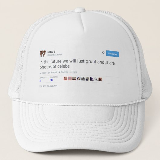 Baby D Trucker Hat Pet (Voorkant)