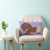 Baby Dachshond Kussen (Stoel)