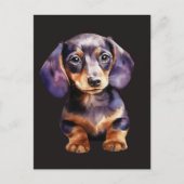 Baby Dachshund Briefkaart (Voorkant)