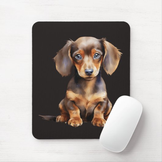 Baby Dachshund Muismat (Met muis)