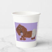 Baby Dachshund Papieren Bekers (Achterkant)