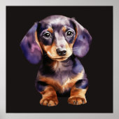 Baby Dachshund Poster (Voorkant)