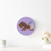 Baby Dachshund Ronde Klok (Huis)