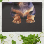 Baby Dachshund Theedoek (Gevouwen)