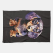 Baby Dachshund Theedoek (Horizontaal)