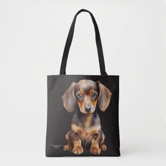 Baby Dachshund Tote Bag (Voorkant)