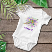 Baby dactylkleurig terodactylus dinosaur romper