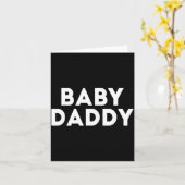 Baby Daddy Grappige Nieuwe & Verwachtende Papp Kaart (Gele Bloem)