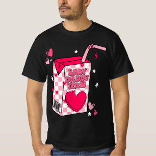 Baby Daddy Tear Humor Happy Valentine's Day Mannen T-shirt