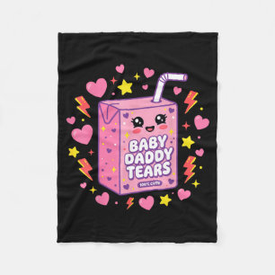 Baby Daddy Tranen Kawaii Sap Verpakking Schattig G Fleece Deken