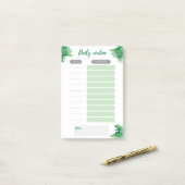 Baby Daily Routine Post-it Oerwoud Post-it® Notes (Op bureau)