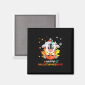 Baby Dairy Koe Happy Hanksmas Magneet (Voorkant / Achterkant)
