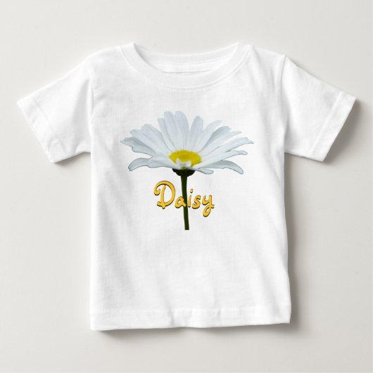 Baby Daisy T-shirt Gepersonaliseerde Daisy Baby Sh (Voorkant)