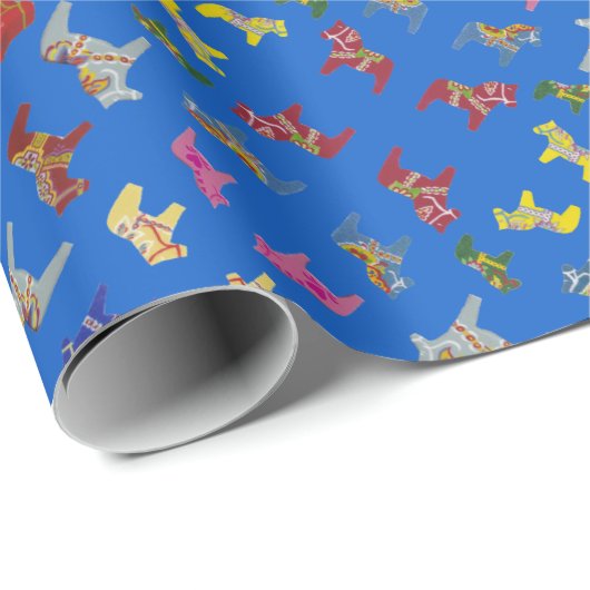 Baby Dala Wrapping Paper Cadeaupapier (Rol Hoek)