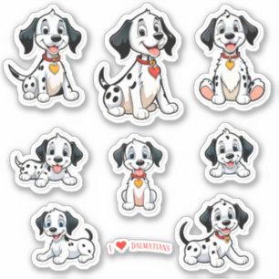 Baby Dalmatiërs Scrapbook Stationery Stickers