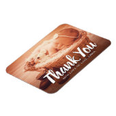 Baby dank u aangepaste foto magneet (Linkerzijde)