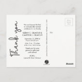 Baby, Dank u, de Aankondiging van de Tweeling van  Briefkaart (Achterkant)