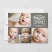  Baby Dank u Fotokaarten + enveloppen Bedankkaart (Voorkant)