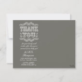 Baby Dank u Fotokaarten + enveloppen Bedankkaart (Achterkant)