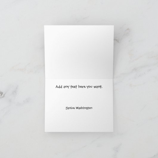 Baby dank u kaart (Binnen)