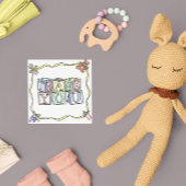 Baby Dank u vierkant Kaart