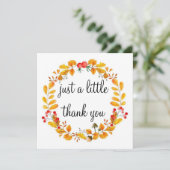 Baby Dankkaartjes Feestdagenkaart (Staand voorkant)