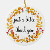 Baby Dankkaartjes Keramisch Ornament (Voorkant)