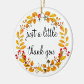 Baby Dankkaartjes Keramisch Ornament (Links)