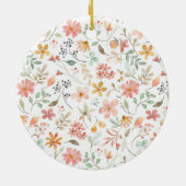 Baby Dankkaartjes Keramisch Ornament (Achterkant)