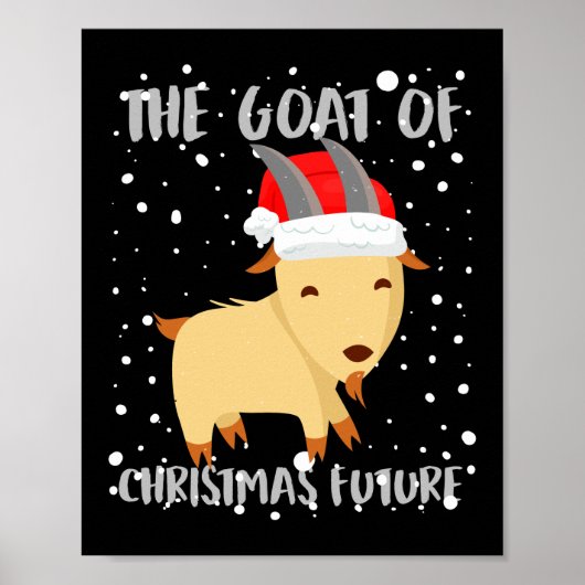 Baby De geit van Kerstmis nog te komen pun Poster (Voorkant)