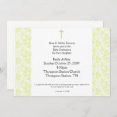 Baby Dedicatie Genderneutrale Baptisme uitnodiging (Voorkant / Achterkant)