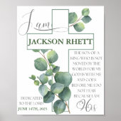 Baby Dedication Poster (Voorkant)