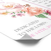 Baby Dedication Poster - Baby Girl (Hoek)