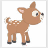 Baby Deer Baby Nursery Wall Decor Sticker (Vel)