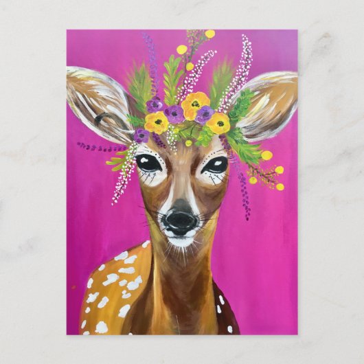 Baby Deer Briefkaart (Voorkant)