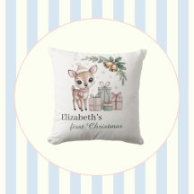 Baby Deer Christmas Personalized Reindeer Holiday