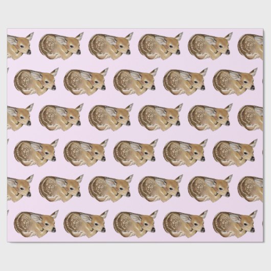 Baby Deer Fawn Cadeaupapier (Vlak)