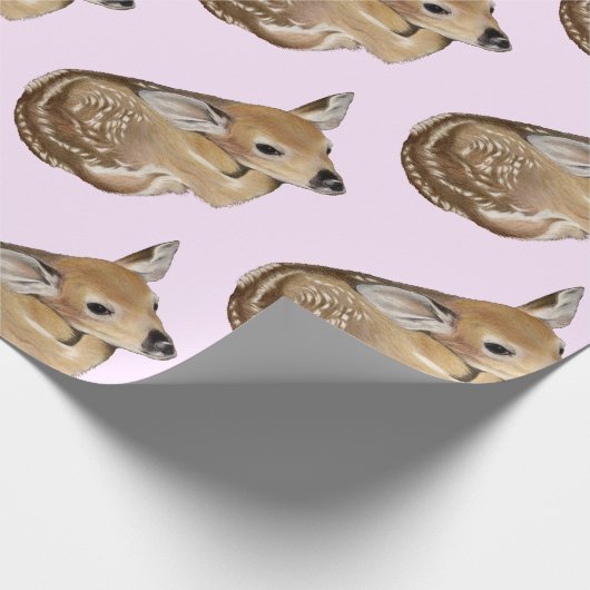 Baby Deer Fawn Cadeaupapier (Hoek)