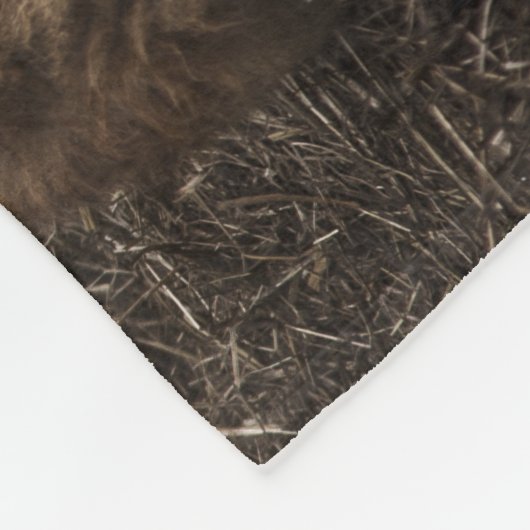 Baby Deer Fleece Deken (Hoek)