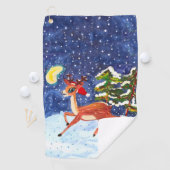 Baby Deer Golfhanddoek (Insitu)