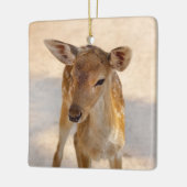 Baby Deer Keramisch Ornament (Links)