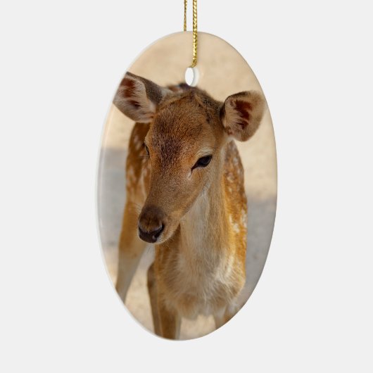 Baby Deer Keramisch Ornament (Rechts)