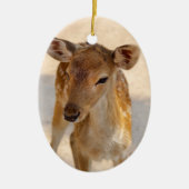 Baby Deer Keramisch Ornament (Voorkant)