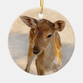 Baby Deer Keramisch Ornament (Voorkant)